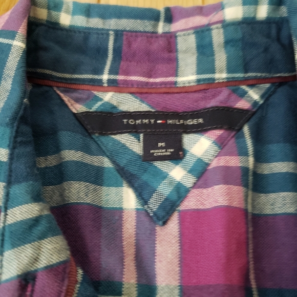 Tommy Hilfiger Plaid Button Down Shirt - Picture 4 of 5